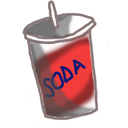 a picture of soda for you to click
